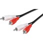 goobay AVK 128-0050 Audiokabel Sort goobay AVK 128-0050 Audiokabel Sort